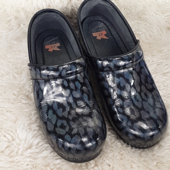 Dansko Shoes - Dansko Iridescent Leopard Pro XP Clog Mules Slides